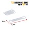 Non Slip Rubber Hanger Grips 3.74 x 0.45 Pack of 200 Clear Grip Strips for Plastic and Wooden Hangers Soft Silicone Hangers Grips Clothing Hanger Strips for Store and Home Organization